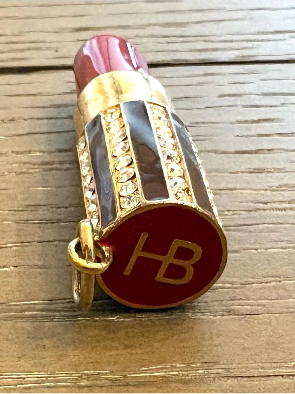Henri Bendel Red Lipstick keychain
